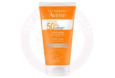 AVENE TINTED SPF50+ GUNES KREMI 50 ml tüp İlaç Görseli