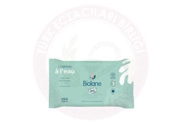BIOLANE ORGANIC WATER-BASED WIPES ORGANİC SU BAZLI MENDİL 54 adet İlaç Görseli
