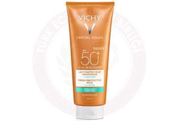 VICHY CAPITAL SOLEIL FRESH PROTECTIVE MILK SPF50+ GUNES KREMI 300 ml tüp İlaç Görseli