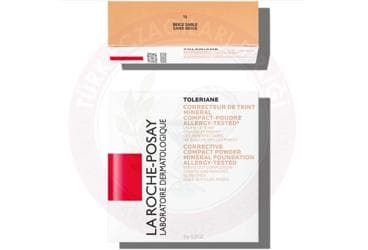 LA ROCHE-POSAY TOLERIANE TEINT COMPACT PUDRA FONDOTEN ORTA KARMA/YAGLI CILTLER ICIN (13 SAND BEIGE-BEIGE SABILE) 9 g kutu İlaç Görseli