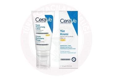 CERAVE YUZ KREMI SPF25 NORMAL VE KURUYA DONUK CILTLER ICIN 52 ml tüp İlaç Görseli