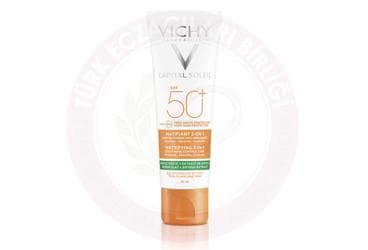 VICHY CAPITAL SOLEIL MATTIFYING 3-IN-1 SPF50+ GUNES KREMI 50 ml tüp İlaç Görseli