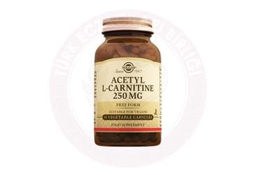 SOLGAR ACETYL L-CARNITIN KAPSUL 250 mg 30 kapsül İlaç Görseli