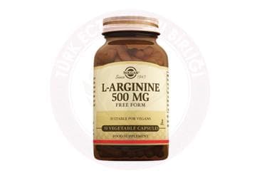 SOLGAR L-ARGININE KAPSUL 500 mg 50 kapsül İlaç Görseli
