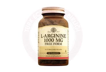 SOLGAR L-ARGININE TABLET 1000 mg 90 tablet İlaç Görseli
