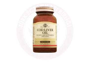 SOLGAR COD LIVER OIL YUMUSAK JELATIN KAPSUL 100 kapsül İlaç Görseli