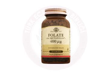 SOLGAR FOLATE (METAFOLIN) TABLET 400 mg 50 tablet İlaç Görseli