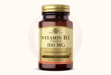 SOLGAR VITAMIN B1 (THIAMIN) KAPSUL 100 mg 100 kapsül İlaç Görseli