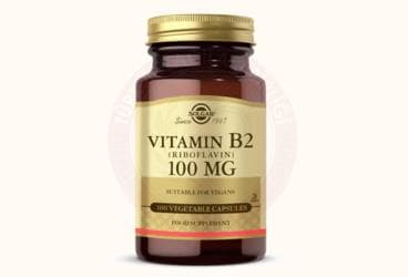 SOLGAR VITAMIN B2 (RIBOFLAVIN) KAPSUL 100 mg 100 kapsül İlaç Görseli