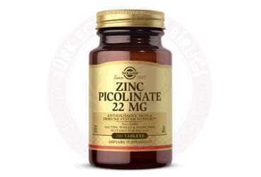 SOLGAR ZINC PICOLINATE TABLET 22 mg 100 tablet İlaç Görseli