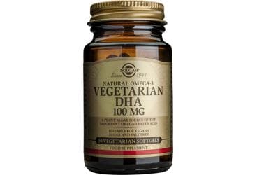 SOLGAR VEGETARIAN DHA YUMUSAK JELATIN KAPSUL 100 mg 30 kapsül İlaç Görseli