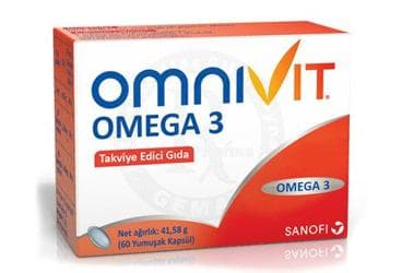 OMNIVIT OMEGA3 KAPSUL 60 kapsül İlaç Görseli
