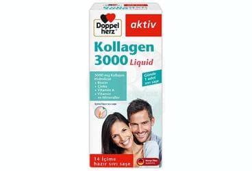 DOPPELHERZ KOLLAGEN 3000 LIQUID ICIME HAZIR SASE 14 saşe İlaç Görseli