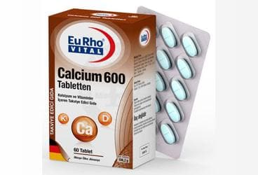 EURHO VITAL CALCIUM TABLETTEN 60 tablet İlaç Görseli