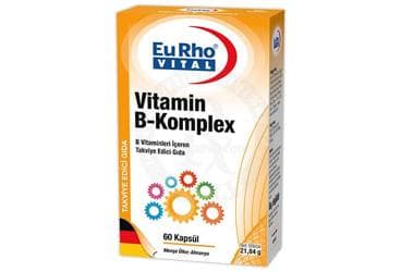 EURHO VITAL VITAMIN B-KOMPLEX KAPSUL 60 kapsül İlaç Görseli