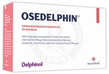 OSEDELPHIN MAKUI MEYVESI, K2 VITAMINI, D VITAMINI, MANGANEZ ICEREN TAKVIYE EDICI GIDA 30 kapsül İlaç Görseli
