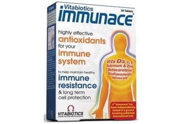 VITABIOTICS IMMUNACE FILM TABLET 30 tablet İlaç Görseli