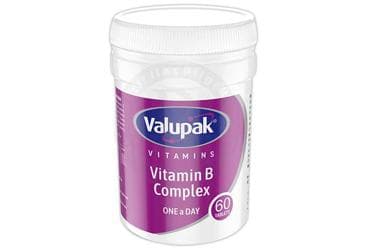 VALUPAK VITAMIN B COMPLEX TAKVIYE EDICI GIDA TABLET 60 tablet İlaç Görseli