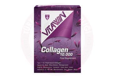 VITAWIN COLLAGEN 10000 TAKVIYE EDICI GIDA 7 saşe İlaç Görseli