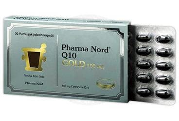 PHARMA NORD Q10 EUROTABS GOLD KAPSUL 100 mg 30 kapsül İlaç Görseli