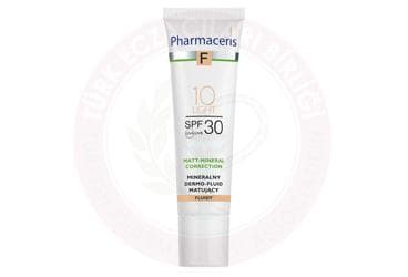 PHARMACERIS F MATT-MINERAL CORRECTION MINERALNY DERMO FLUID MATUJACY FOUNDATION SPF30 10 LIGHT 30 ml şişe İlaç Görseli