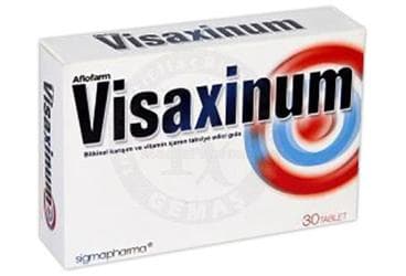 VISAXINUM TABLET 30 tablet İlaç Görseli