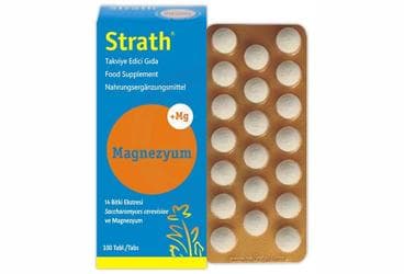 STRATH SACCHAROMYCES CEREVISIAE VE MAGNEZYUM ICEREN TAKVIYE EDICI GIDA 100 tablet İlaç Görseli