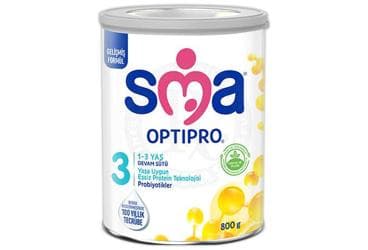 SMA OPTIPRO PROBIYOTIK 3 (1-3 YAS) DEVAM SUTU 800 g toz İlaç Görseli