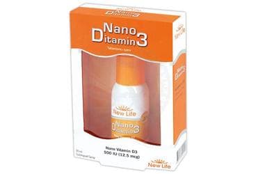 NEW LIFE NANO DITAMIN3 DIL ALTI SPREY 30 ml şişe İlaç Görseli