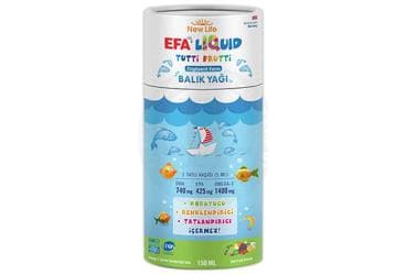 NEW LIFE EFA LIQUID TUTTI FRUTTI BALIK YAGI 150 ml şişe İlaç Görseli