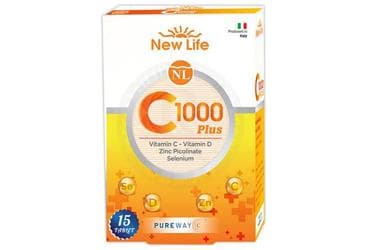 NEW LIFE C 1000 PLUS TAKVIYE EDICI GIDA 30 tablet İlaç Görseli