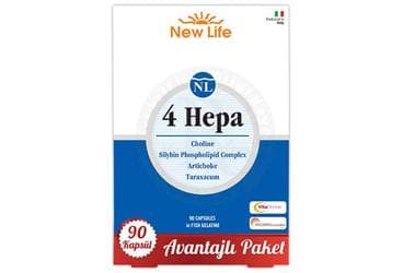 NEW LIFE 4 HEPA TAKVIYE EDICI GIDA KAPSUL 90 kapsül İlaç Görseli