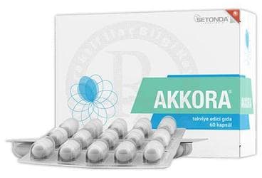 AKKORA KAPSUL 60 kapsül İlaç Görseli