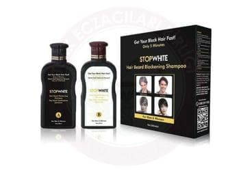 STOPWHITE SAC SIYAHLASTIRICI SAMPUAN 2x200 ml şişe İlaç Görseli
