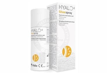 HYALO4 SILVERSPRAY, HYALURONIK ASIT, METALIK GUMUS , VITAMIN E ICEREN SUSPANSIYON SPREY 50 ml şişe İlaç Görseli