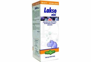 LAKSO MINI INCIR, DISBUDAK, DEMIRHINDI VE KARISIK BITKI OZLERINDEN GIDA TAKVIYESI 150 ml şişe İlaç Görseli