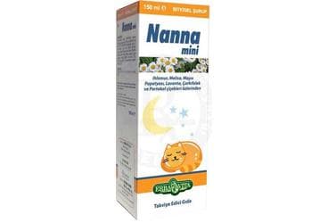 NANNA MINI MELISA, IHLAMUR, PAPATYA VE KARISIK BITKI OZLERINDEN GIDA TAKVIYESI 150 ml şişe İlaç Görseli
