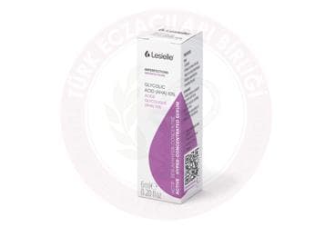 LESIELLE GLYCOLIC ACID (AHA) ACTIVE HYPER CONCENTRATED SERUM %10 6 ml şişe İlaç Görseli