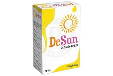 DESUN VITAMIN D3 DAMLA 400 IU 20 ml şişe İlaç Görseli