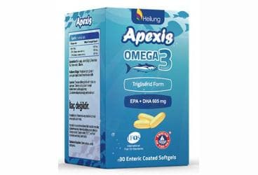 APEXIS OMEGA 3 ENTERIK KAPLI SOFTGEL 30 kapsül İlaç Görseli