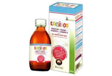 KALSIBON KALSIYUM FOSFOR VITAMIN E VITAMIN D ICEREN SIVI TAKVIYE EDICI GIDA 150 ml şişe İlaç Görseli