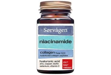 SORVAGEN NIACINAMIDE, COLLAGEN, HYALURONIC ACID ICEREN TAKVIYE EDICI GIDA 60 kapsül İlaç Görseli