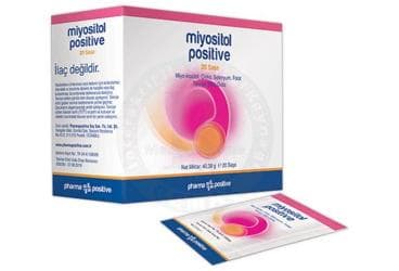 MIYOSITOL POSITIVE MIYO-INOSITOL, CINKO, SELENYUM, FOLAT ICEREN TAKVIYE EDICI GIDA 20 saşe İlaç Görseli