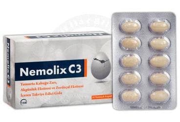 NEMOLIX C3 YUMUSAK KAPSUL 30 kapsül İlaç Görseli