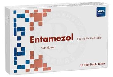 ENTAMEZOL 500 MG FILM KAPLI TABLET (10 TABLET) İlaç Görseli