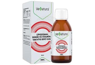 VENATURA LIPOZOMAL DEMIR VE VITAMIN C ICEREN TAKVIYE EDICI GIDA 150 ml şişe İlaç Görseli