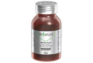 VENATURA METHYL PLUS KREATIN, BETAIN, ALFA GLISEROFOSFOKOLIN VE B VITAMINLERI ICEREN TAKVIYE EDICI GIDA 60 kapsül İlaç Görseli