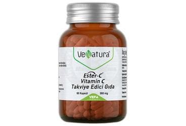 VENATURA ESTER-C VITAMIN C TAKVIYE EDICI GIDA 500 mg 60 kapsül İlaç Görseli