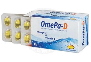 OMEPA-D OMEGA3 VITAMIN D KAPSUL 50 kapsül İlaç Görseli
