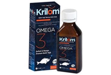 KRILOM BALIK YAGI SEFTALI MANGO AROMALI SURUP 200 ml şişe İlaç Görseli